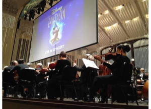 Figure 5.  Severance Hall.  We were up front and center (well, not really center) for this performance.