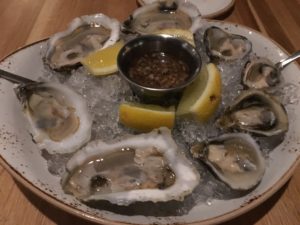 Figure 3. Fresh oysters on the half shell. Ask your server for today's selection!