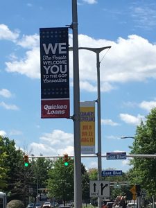 Figure 6. Cleveland hosted the 2016 Republican National Convention. #RNCinCLE