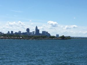 Figure 3. Gorgeous water views of Cleveland from the Cleveland Lakefront Nature Preserve.