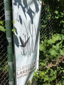 Figure 2. Entrance to the Cleveland Lakefront Nature Preserve.