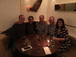 Figure 17. Dinner at Pidgin with Mike Eberle, Josh Smith, Mark Rieder, and my hubby Steve (ASHG 2016).