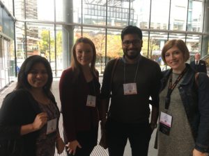 Figure 11. A Ritchie lab sighting: Shefali Verma, Anna Okula Basile, Anurag Verma, and Marylyn Ritchie. ASHG 2016.