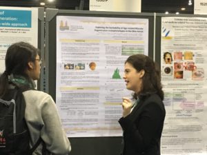 Figure 4. Dr. Nicole Restrepo busy presenting her work at the American Society of Human Genetics 2016.