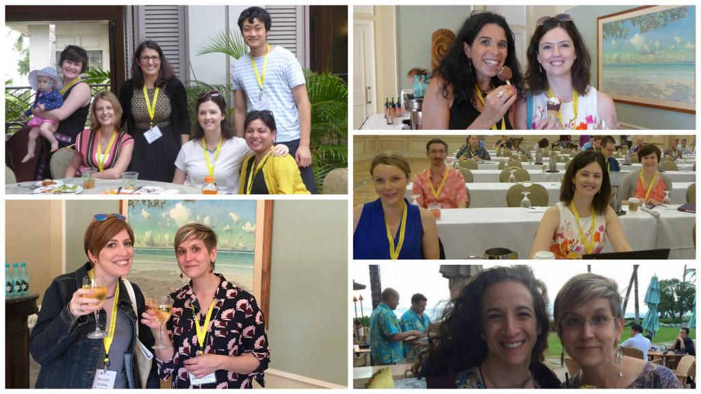 Figure 10. A few awesome women from PSB 2016. In no particular order: Remington Bailey (honorary PSB attendee); Jessica Cooke Baily, Dana Crawford, Nicole Restrepo, Shefali Verma, Maricel Kann, Marylyn Ritchie, Sarah Pendergrass, Anna Okula, and Jessie Tenenbaum. Oh, and there is one guy: Ruowang Li.